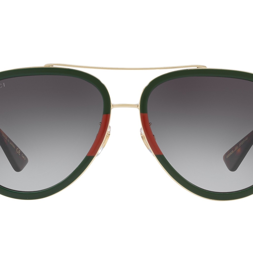 Gucci Web Aviator Sunglasses Frame - Picture 9 of 15